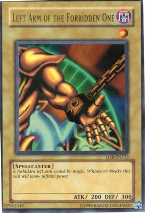 Image of Left Arm of the Forbidden One [LOB-EN123] Ultra Rare