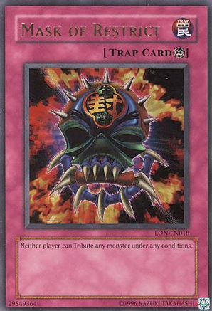Image of Mask of Restrict [LON-EN018] Ultra Rare