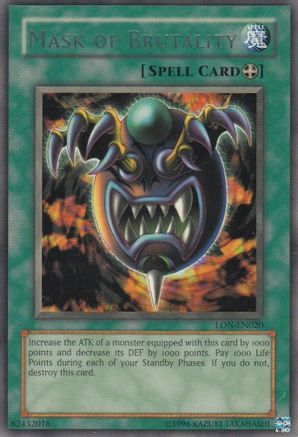 Image of Mask of Brutality [LON-EN020] Rare