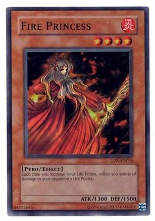 Image of Fire Princess [LON-EN034] Super Rare