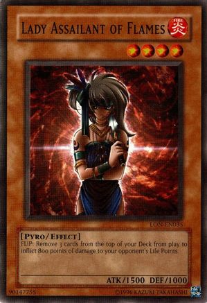 Image of Lady Assailant of Flames [LON-EN035] Common
