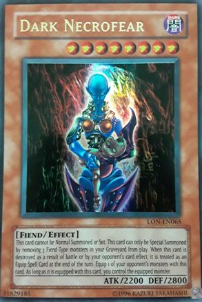 Image of Dark Necrofear [LON-EN065] Ultra Rare