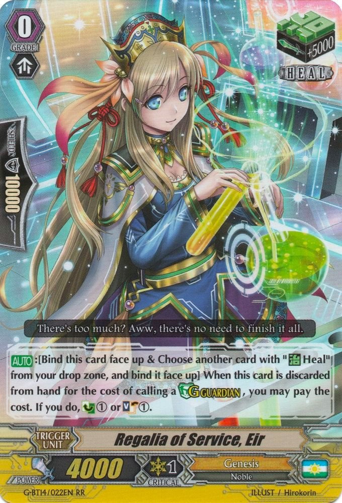 Image of Regalia of Service, Eir (G-BT14/022EN) [Divine Dragon Apocrypha]