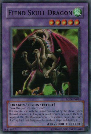 Image of Fiend Skull Dragon [LOD-EN039] Super Rare