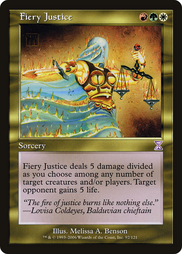 Image of Fiery Justice [Time Spiral Timeshifted]
