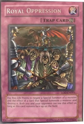 Image of Royal Oppression [LOD-EN091] Rare