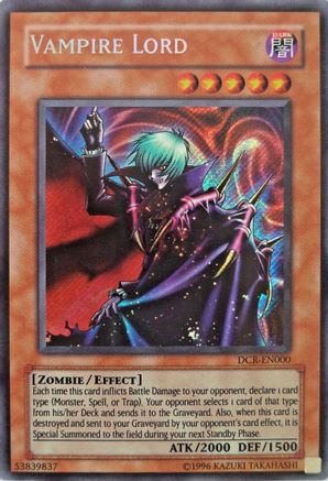Image of Vampire Lord [DCR-EN000] Secret Rare