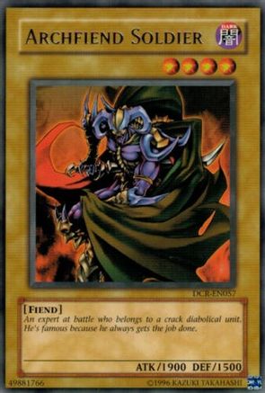 Image of Archfiend Soldier [DCR-EN057] Rare