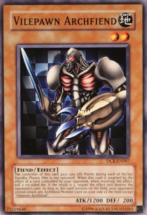 Image of Vilepawn Archfiend [DCR-EN067] Common