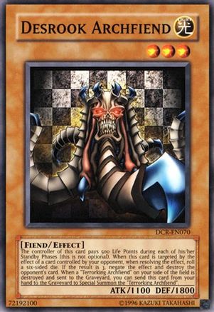 Image of Desrook Archfiend [DCR-EN070] Common