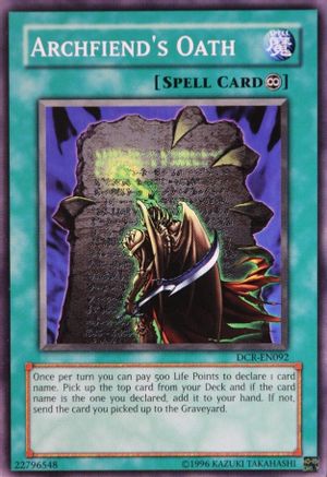 Image of Archfiend's Oath [DCR-EN092] Common