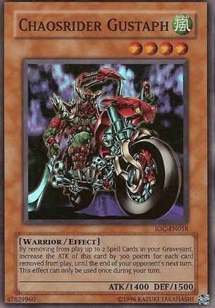 Image of Chaosrider Gustaph [IOC-EN018] Super Rare
