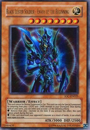 Image of Black Luster Soldier - Envoy of the Beginning [IOC-EN025] Ultra Rare