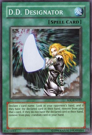 Image of D.D. Designator [IOC-EN039] Super Rare
