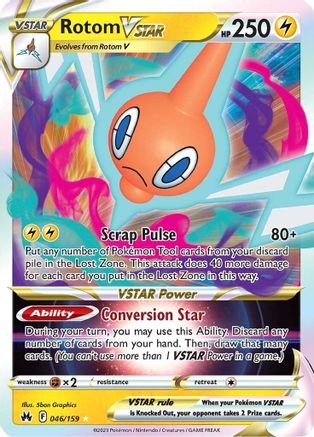 Image of Rotom VSTAR (046/159) [Sword & Shield: Crown Zenith]