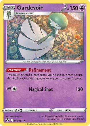 Image of Gardevoir (069/195) (Theme Deck Exclusive) [Sword & Shield: Silver Tempest]