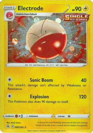 Image of Electrode (088/264) (Cosmos Holo) [Sword & Shield: Fusion Strike]