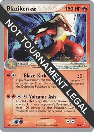 Image of Blaziken ex (89/95) (Blaziken Tech - Chris Fulop) [World Championships 2004]