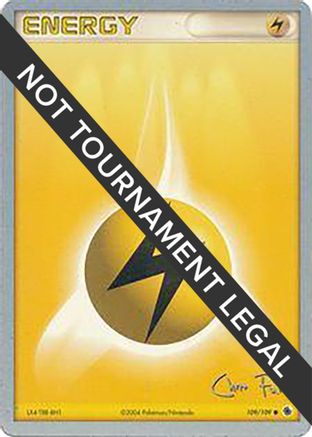 Image of Lightning Energy (109/109) (Blaziken Tech - Chris Fulop) [World Championships 2004]