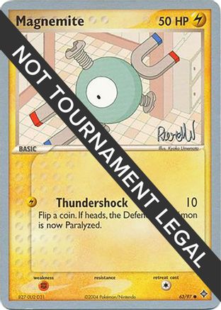Image of Magnemite (63/97) (Rocky Beach - Reed Weichler) [World Championships 2004]