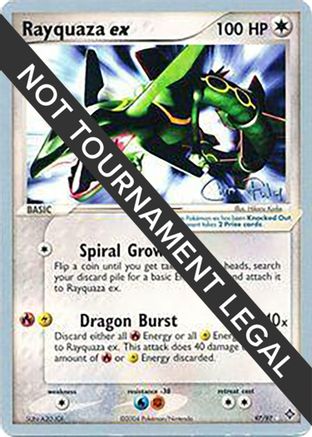 Image of Rayquaza ex (97/97) (Blaziken Tech - Chris Fulop) [World Championships 2004]