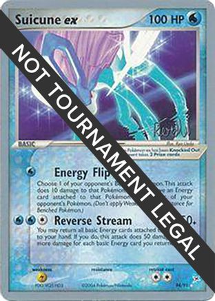 Image of Suicune ex (94/95) (Rocky Beach - Reed Weichler) [World Championships 2004]
