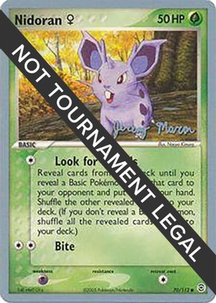 Image of Nidoran (70/112) (Female) (Queendom - Jeremy Maron) [World Championships 2005]