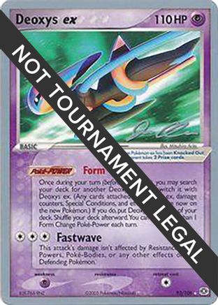 Image of Deoxys ex (93/106) (Mewtrick - Jason Klaczynski) [World Championships 2006]