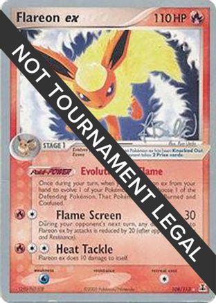 Image of Flareon ex (108/113) (Eeveelutions - Jimmy Ballard) [World Championships 2006]
