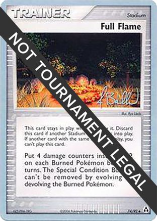 Image of Full Flame (74/92) (Eeveelutions - Jimmy Ballard) [World Championships 2006]
