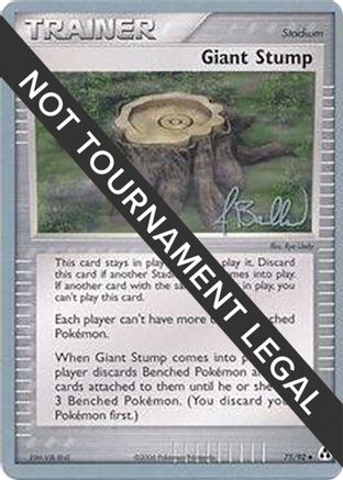 Image of Giant Stump (75/92) (Eeveelutions - Jimmy Ballard) [World Championships 2006]