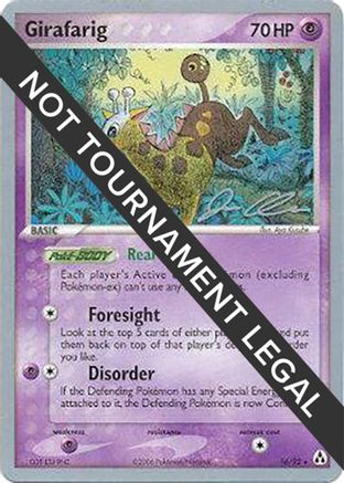 Image of Girafarig (16/92) (Mewtrick - Jason Klaczynski) [World Championships 2006]