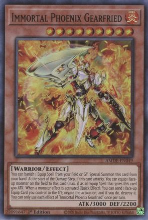 Image of Immortal Phoenix Gearfried [AMDE-EN049] Super Rare