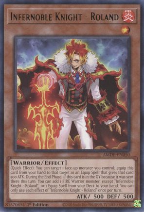 Image of Infernoble Knight - Roland [AMDE-EN050] Rare