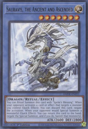 Image of Sauravis, the Ancient and Ascended [AMDE-EN051] Rare