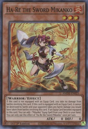 Image of Ha-Re the Sword Mikanko [AMDE-EN025] Super Rare