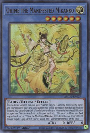 Image of Ohime the Manifested Mikanko [AMDE-EN027] Ultra Rare