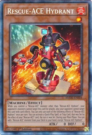Image of Rescue-ACE Hydrant [AMDE-EN004] Collector's Rare