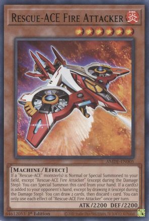 Image of Rescue-ACE Fire Attacker [AMDE-EN005] Rare