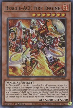 Image of Rescue-ACE Fire Engine [AMDE-EN006] Super Rare
