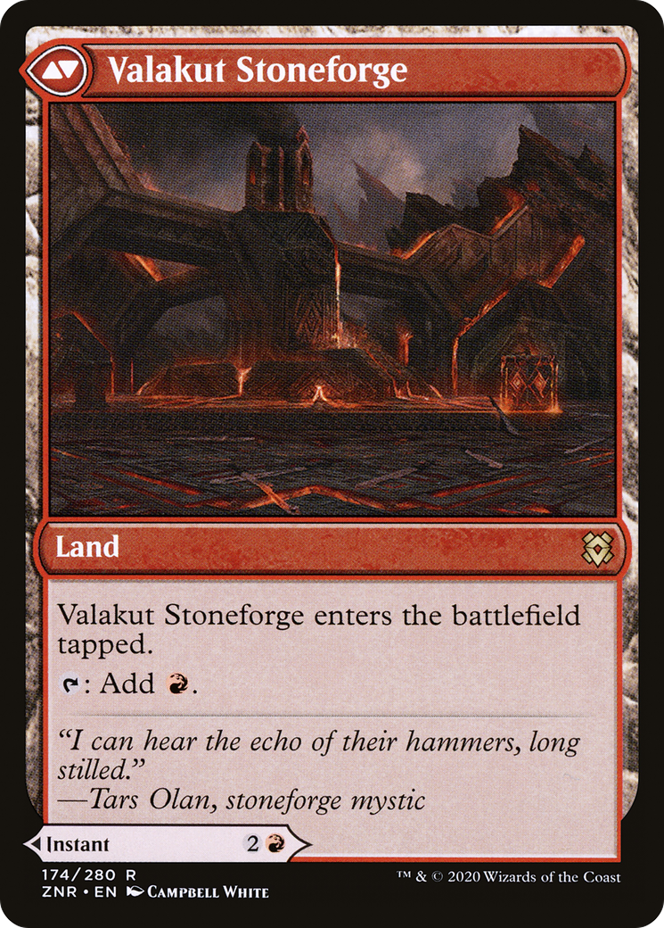 Image of Valakut Awakening // Valakut Stoneforge [Secret Lair: From Cute to Brute]