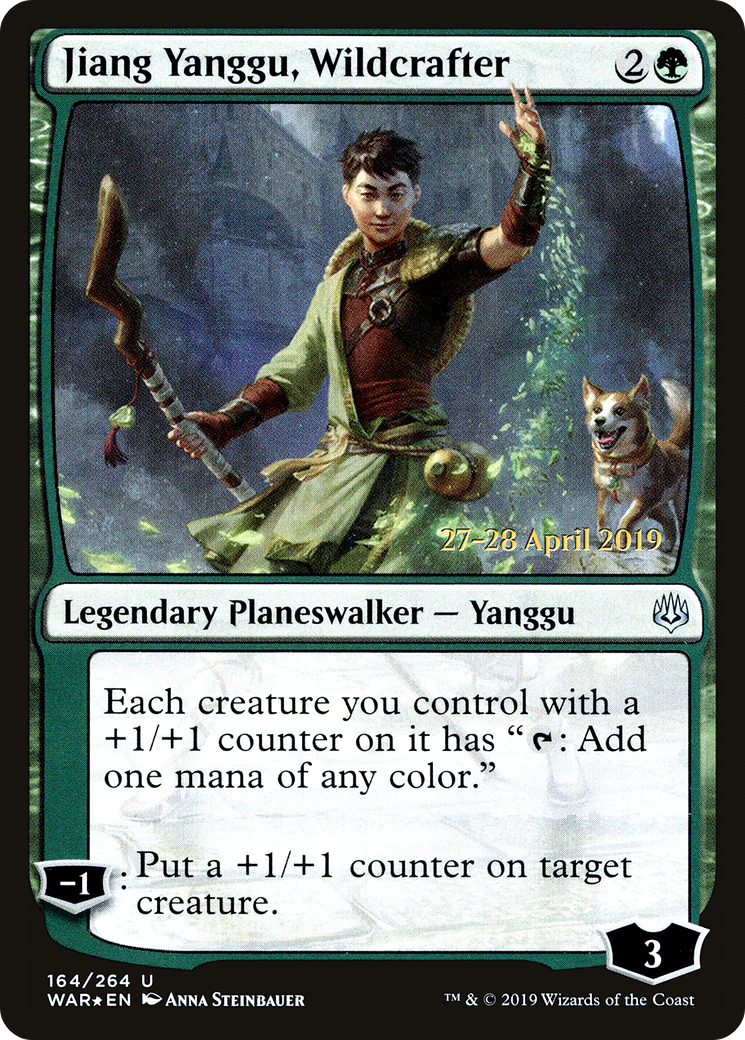 Image of Jiang Yanggu, Wildcrafter [War of the Spark Prerelease Promos]