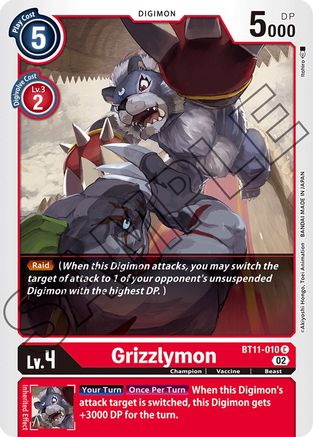 Image of Grizzlymon [BT11-010] [Dimensional Phase]
