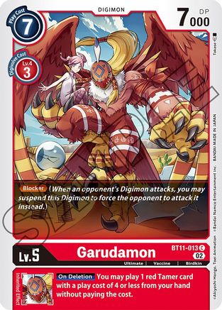 Image of Garudamon [BT11-013] [Dimensional Phase]