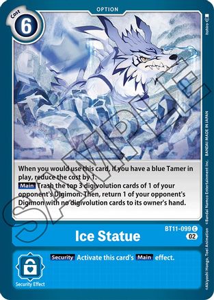 Image of Ice Statue [BT11-099] [Dimensional Phase]