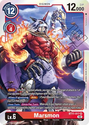 Image of Marsmon [BT11-017] [Dimensional Phase]