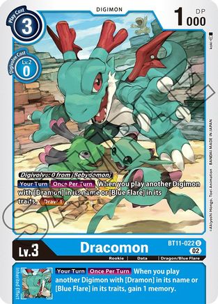 Image of Dracomon [BT11-022] [Dimensional Phase]