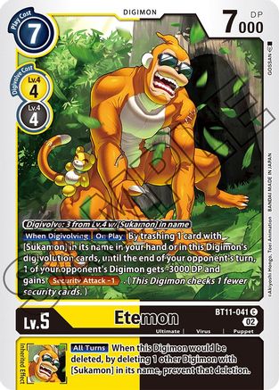 Image of Etemon [BT11-041] [Dimensional Phase]