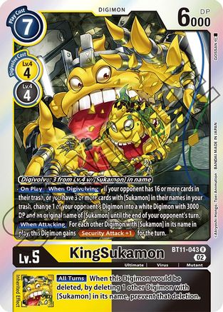 Image of KingSukamon [BT11-043] [Dimensional Phase]