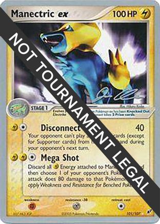 Image of Manectric ex (101/107) (Mewtrick - Jason Klaczynski) [World Championships 2006]